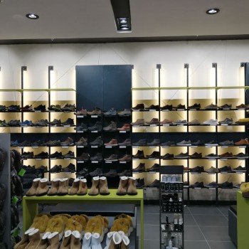 Led striplights for shoe shelfs